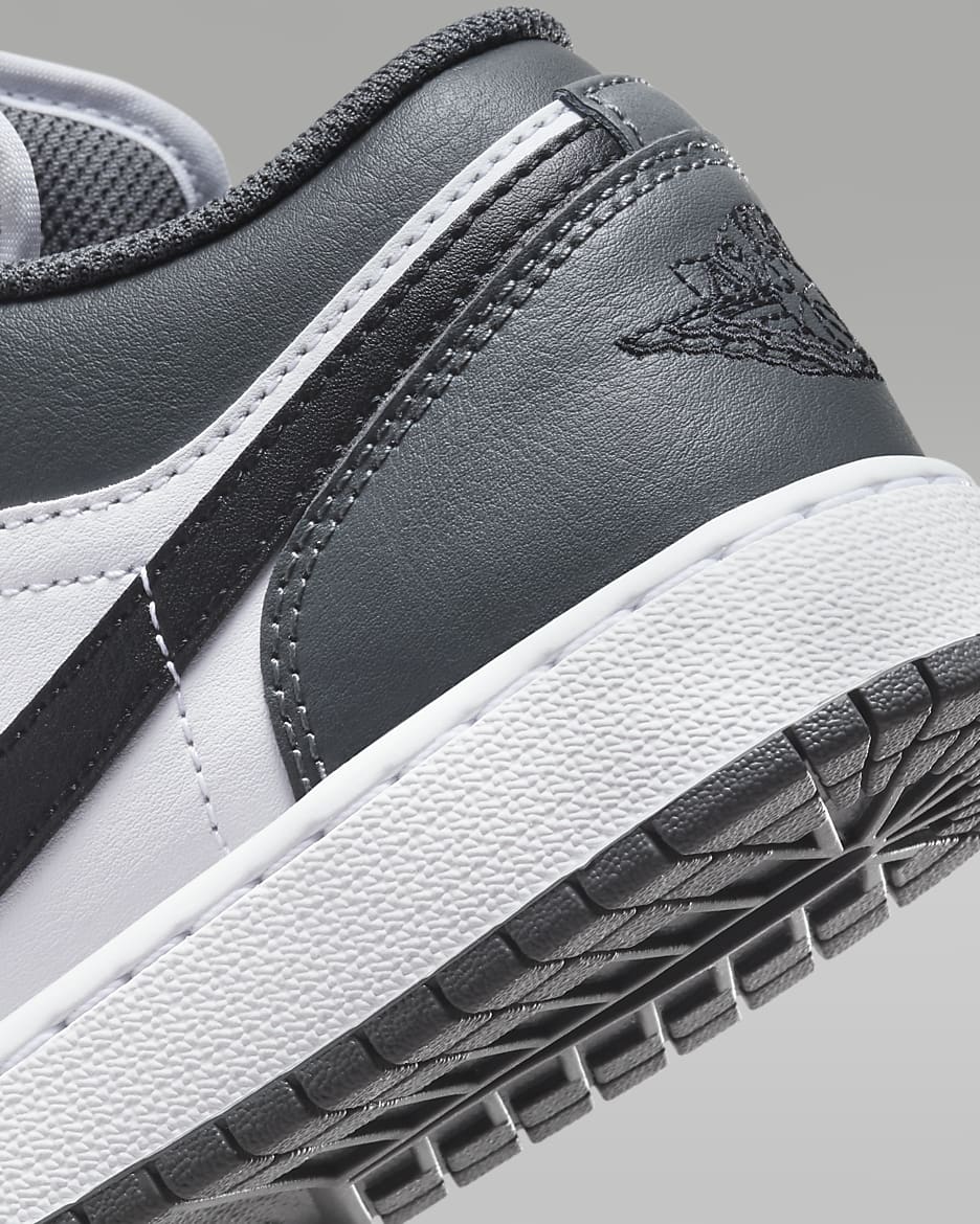 Nike air jordan 1 low white atmosphere grey & black store